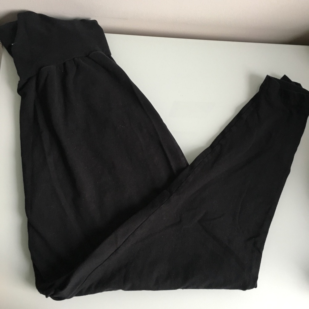 American Apparel Black Harem Pants